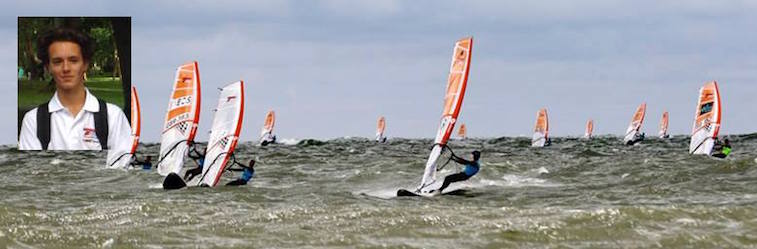 Sacha Appert vice-champion d'Europe windsurf