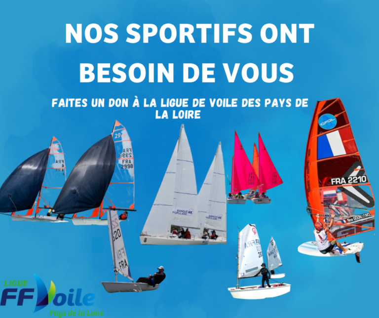 Soutenez la Ligue de Voile des Pays de la Loire