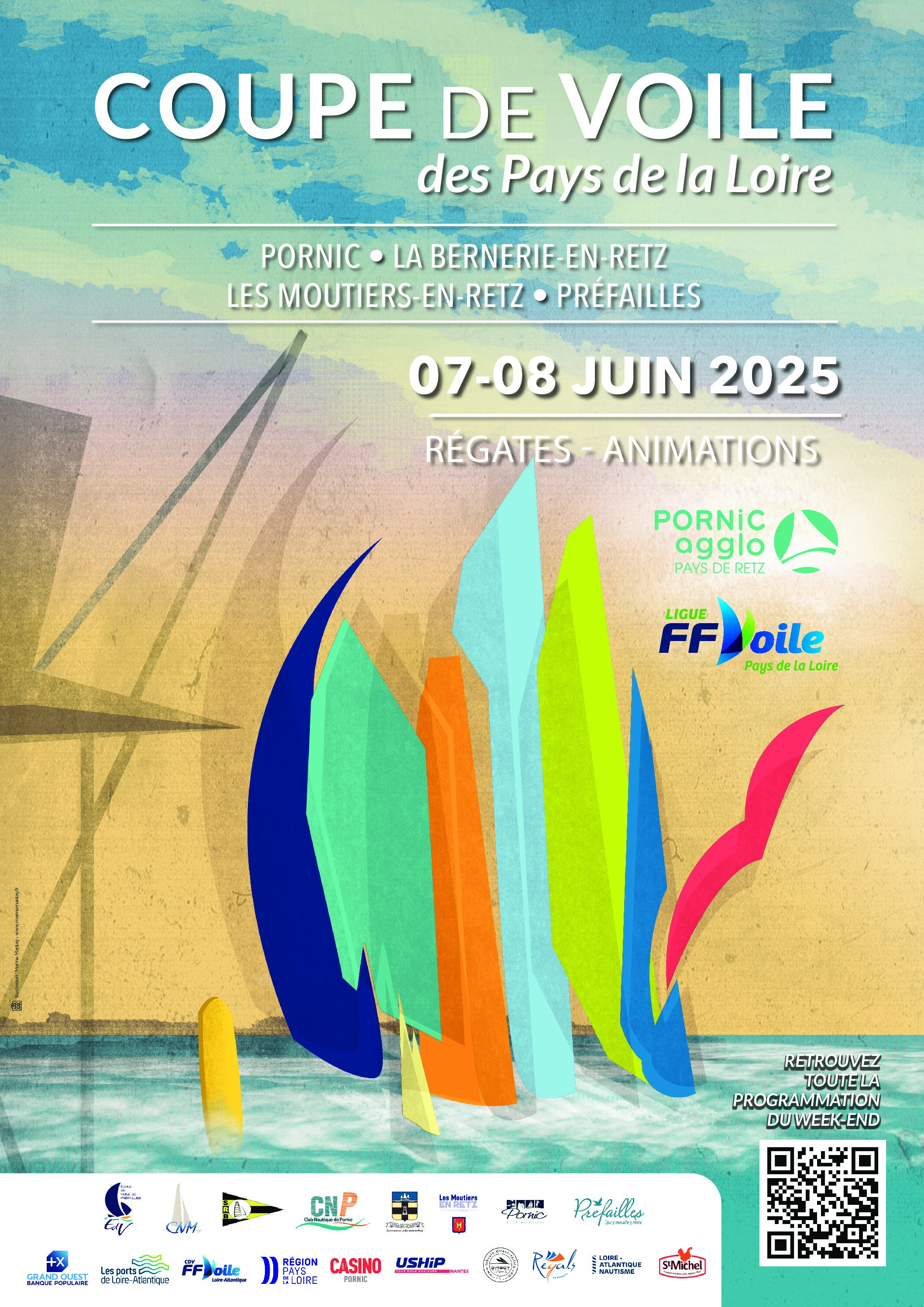 🎉 La Coupe Régionale de Voile débarque à Pornic les 7 et 8 juin ! 🌊⛵